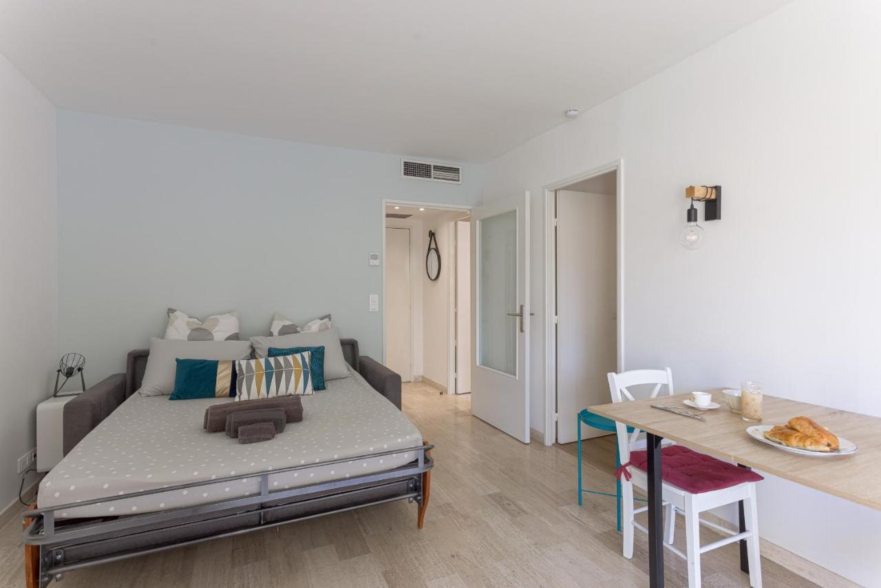 Cosy Studio - Centre Cannes - Terrasse - Clim - Wifi Εξωτερικό φωτογραφία